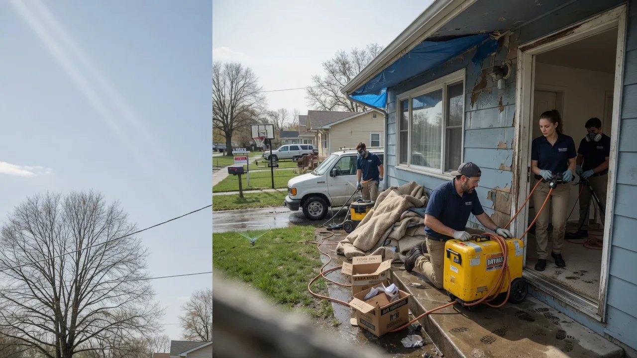 Basement Flood Cleanup in Marshall, AR near me